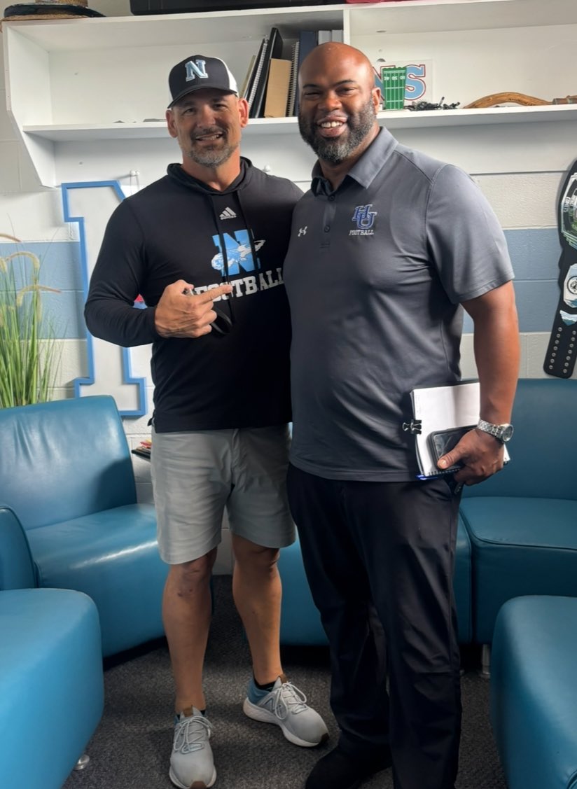 Another Great day to be a <a href="/NorthstanlyFB/">North Stanly Football</a> player. Thanks so much coach <a href="/Coach_McComb/">Todd McComb</a> from Hampton Universityfor stopping by North Stanly for our guys .  Thank you Eddie Wall for recommending him recruit our school.  Roll comets <a href="/cometsolcoach/">@NSCometsOC</a>  <a href="/pepman704/">Matt Morrow</a> <a href="/NPCoachJeff/">Jeff@nationalpreps.com</a> <a href="/_HamptonU/">Hampton University</a>