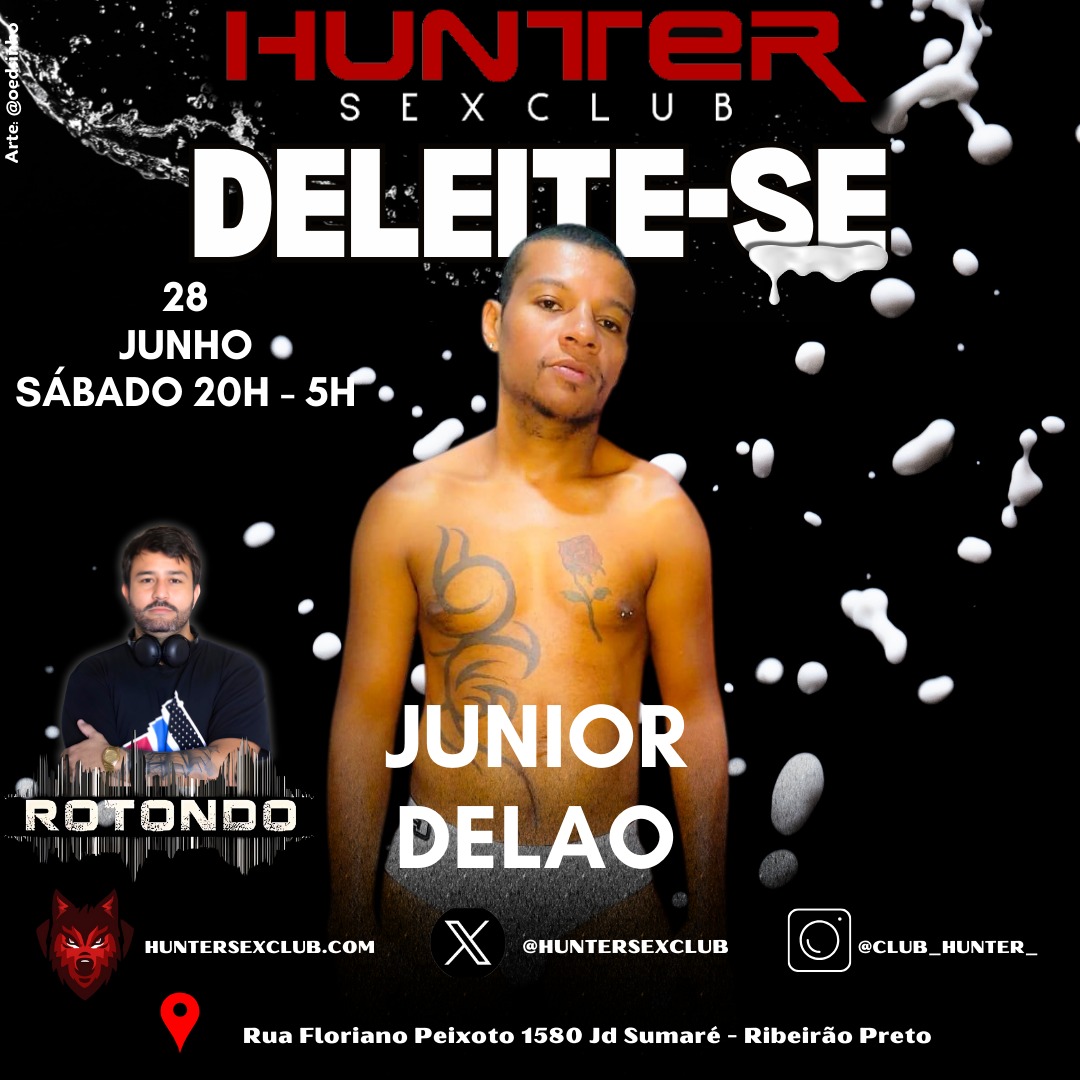 Hunter Sex Club Oficial 72k (@huntersexclub) on Twitter photo De Olho em JUNHO?
● 07 | Junho | Instinct
DJ <a href="/RotondoMusic/">Luiz Rotondo</a>
Boy <a href="/downtwnboi/">𝕸𝖆𝖙𝖊𝖚𝖘</a>
● 14 | Junho | Couple
DJ <a href="/RotondoMusic/">Luiz Rotondo</a>
Boys <a href="/anddy22cm/">ANDY BRAZIL OFICIAL</a> e <a href="/GuerraMaxxx/">Max Guerra</a>
Casais pagam Meia Entrada
● 21 |Junho| Pride
DJ Lucy Space
● 28 | Junho | Deleite-se
DJ <a href="/RotondoMusic/">Luiz Rotondo</a>
Boy <a href="/LEANDRODELAO/">Junior Delao</a> De Olho em JUNHO?
● 07 | Junho | Instinct
DJ <a href="/RotondoMusic/">Luiz Rotondo</a>
Boy <a href="/downtwnboi/">𝕸𝖆𝖙𝖊𝖚𝖘</a>
● 14 | Junho | Couple
DJ <a href="/RotondoMusic/">Luiz Rotondo</a>
Boys <a href="/anddy22cm/">ANDY BRAZIL OFICIAL</a> e <a href="/GuerraMaxxx/">Max Guerra</a>
Casais pagam Meia Entrada
● 21 |Junho| Pride
DJ Lucy Space
● 28 | Junho | Deleite-se
DJ <a href="/RotondoMusic/">Luiz Rotondo</a>
Boy <a href="/LEANDRODELAO/">Junior Delao</a>