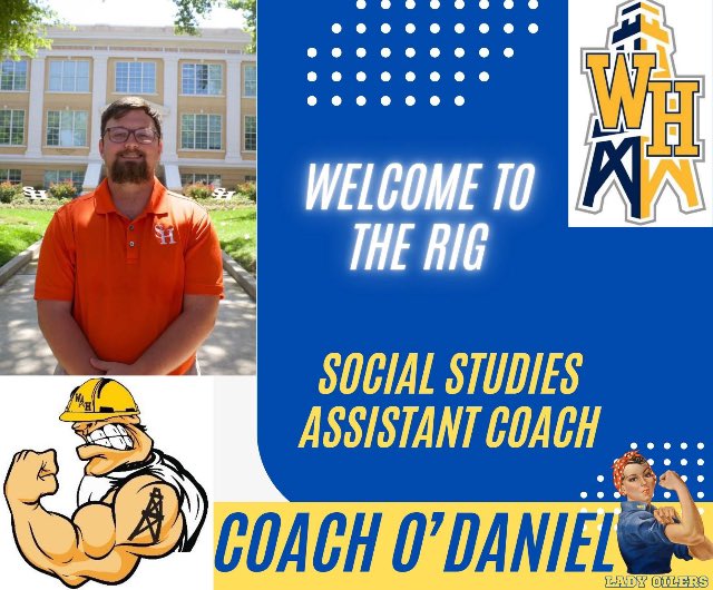 thecoachskinner's tweet photo. Our athletic program just got better! I’m very excited to have Coach @TiODaniel14 join our staff and coach the heck out of our kids in football, basketball, &amp; baseball. #RepTheRig https://t.co/O6Hz4h5V3b