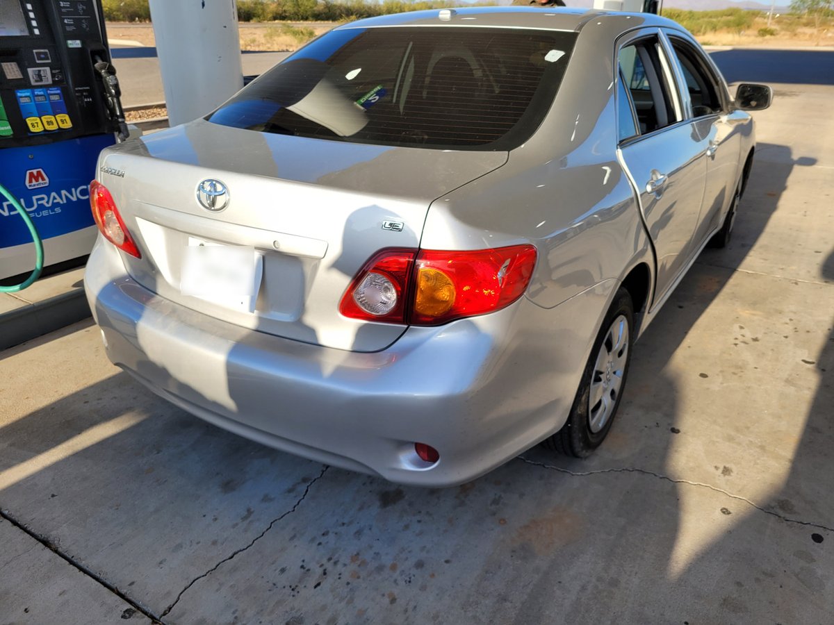 Two illegal aliens were caught driving around with a loaded gun.

5/6: Border Patrol agents patrolling the Tohono O’odham Nation encountered a Toyota Corolla in an area commonly used by human smugglers. Upon stopping the suspicious vehicle for an immigration inspection, agents