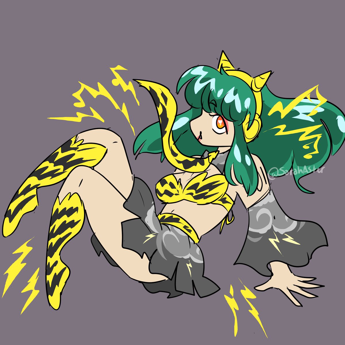 Lum and Miku fusion!! ⚡️🎵