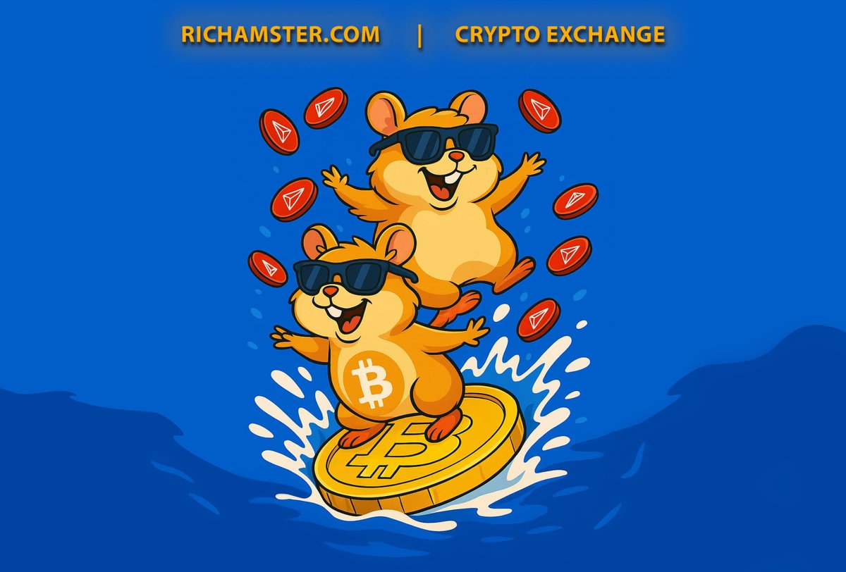 Акція “Гарячий  місяць з  TRX” 🔥
📅 14.05 – 15.06.2025
richamster.com/hot-month-with…
#trx #ua #btc #richamster #tron
