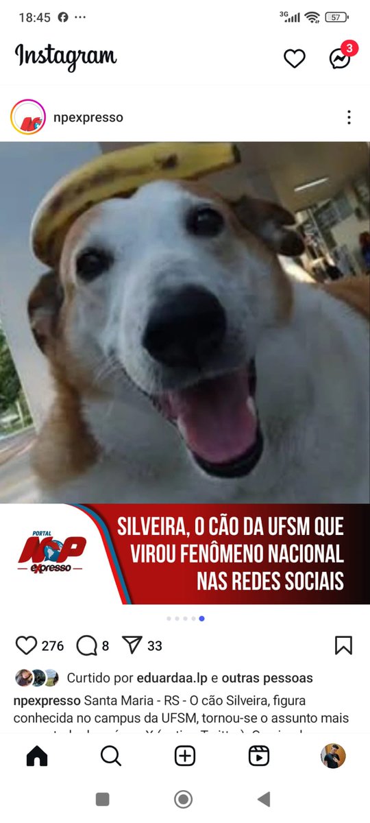 Prazer Silveira da UFSM!  o famoso Silveira que eu só via a casinha perto do PS! 1 ano procurando por ti e tive que conhecer pela notícia kakaakakakak