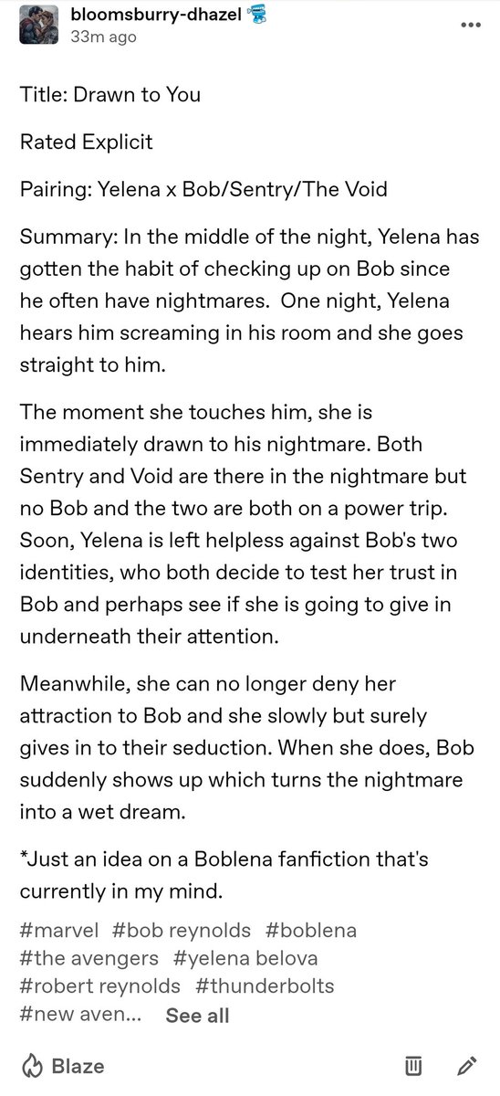 #Boblena #Thunderbolts #newavengers #Marvel #Bob #YelenaBelova #BobReynolds #Sentrylight #Sentry #TheVoid