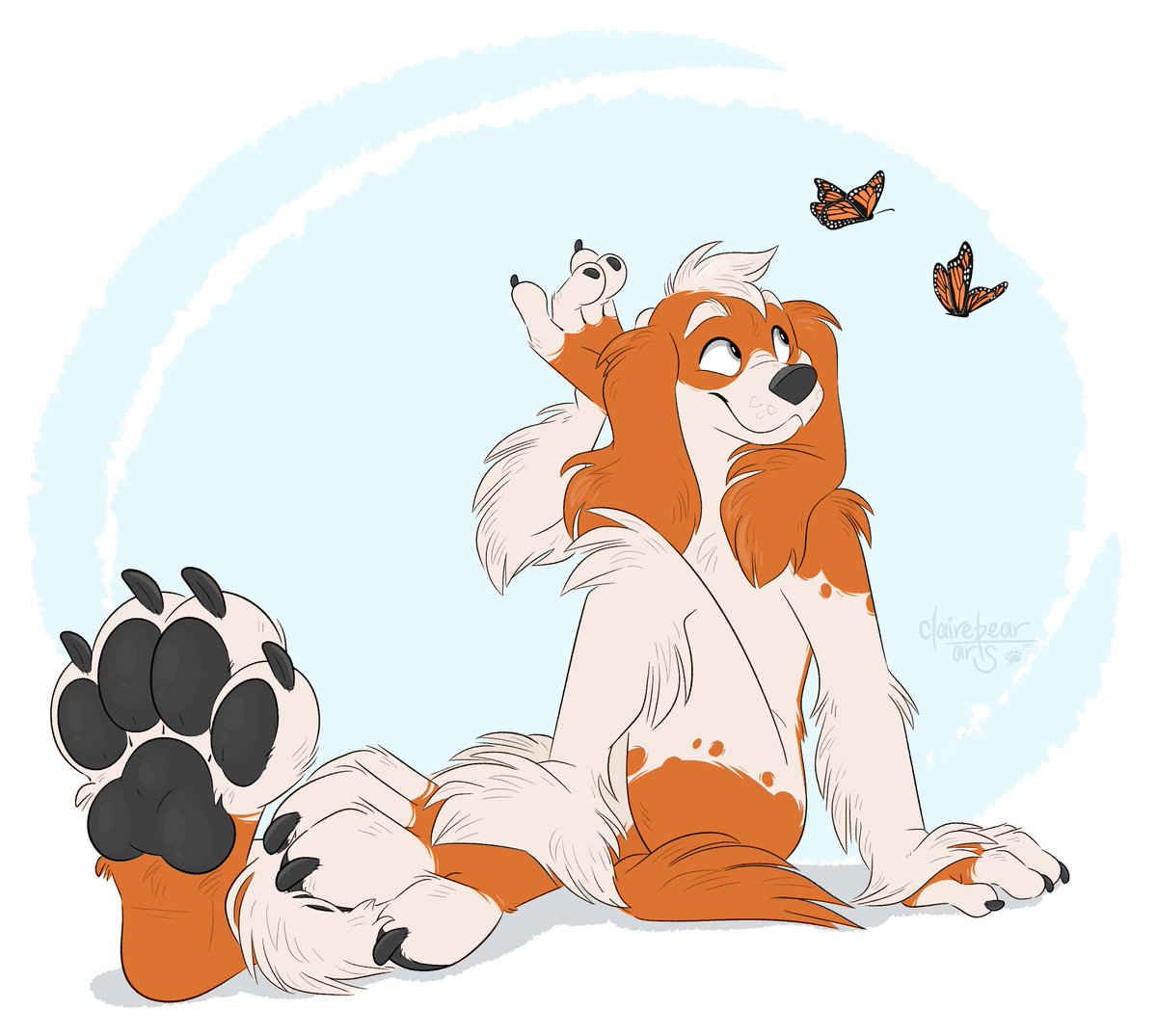 Happy #PawDay

Art for @freckles_art

૮₍´｡ᵔ ꈊ ᵔ｡`₎ა
  ./づ🦋⊂)