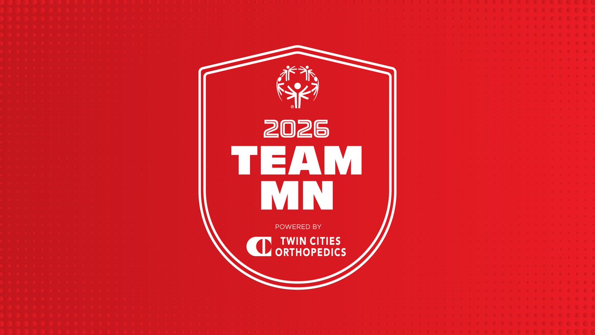 Special Olympics Minnesota (@sominnesota) on Twitter photo It's almost time to announce the 245 athletes, Unified partners & coaches who have been selected to represent Team MN at the <a href="/2026USAGames/">Special Olympics USA Games</a>! 🎉 The roster will be announced at 6 PM: youtu.be/18v2ECM5tss
Team Minnesota is powered by <a href="/twincitiesortho/">Twin Cities Orthopedics</a>. #SOMN #InclusionRevolution It's almost time to announce the 245 athletes, Unified partners & coaches who have been selected to represent Team MN at the <a href="/2026USAGames/">Special Olympics USA Games</a>! 🎉 The roster will be announced at 6 PM: youtu.be/18v2ECM5tss
Team Minnesota is powered by <a href="/twincitiesortho/">Twin Cities Orthopedics</a>. #SOMN #InclusionRevolution