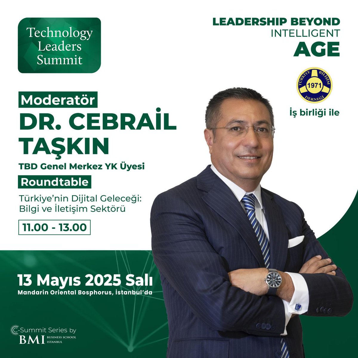 Türkiye’nin lider Şirketlerinin CEO ve C-Level yöneticilerin bir araya geldiği Teknoloji Liderleri Zirvesinin moderatörlüğünü üstlendim. Kapalı oturum roundtable toplantısında  “Türkiye’nin Dijital Geleceği: Bilgi ve İletişim Sektörünün Stratejik Rolü” konusunu ele aldık.