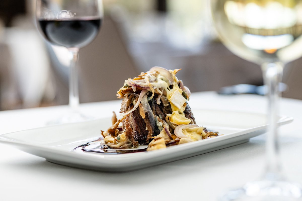 Supporting local farmers and bringing the freshest flavors to your plate is our passion. Our Minnesota Eden Valley Wagyu Filet Mignon is drizzled with a rich red wine reduction, elevated with earthy roasted oyster mushrooms and the creamy goodness of Cambozola cheese.