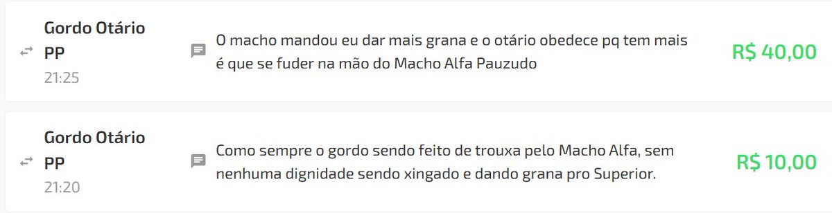 Otário de alfa tem que ser obediente...