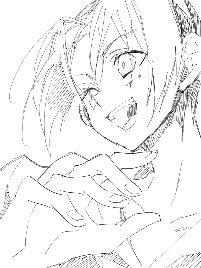 あいびすの練習で描いた 