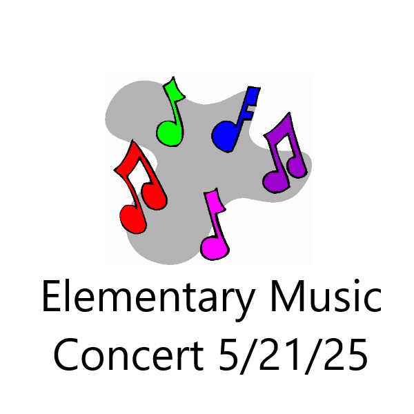 Reminder: Tomorrow night, Wednesday, May 21, 2025, is the Orangeville Elementary spring music program! It will take place in the high school gymnasium starting at 6:30 pm and include the 2nd - 5th grades. Please come out and support our young music-makers!