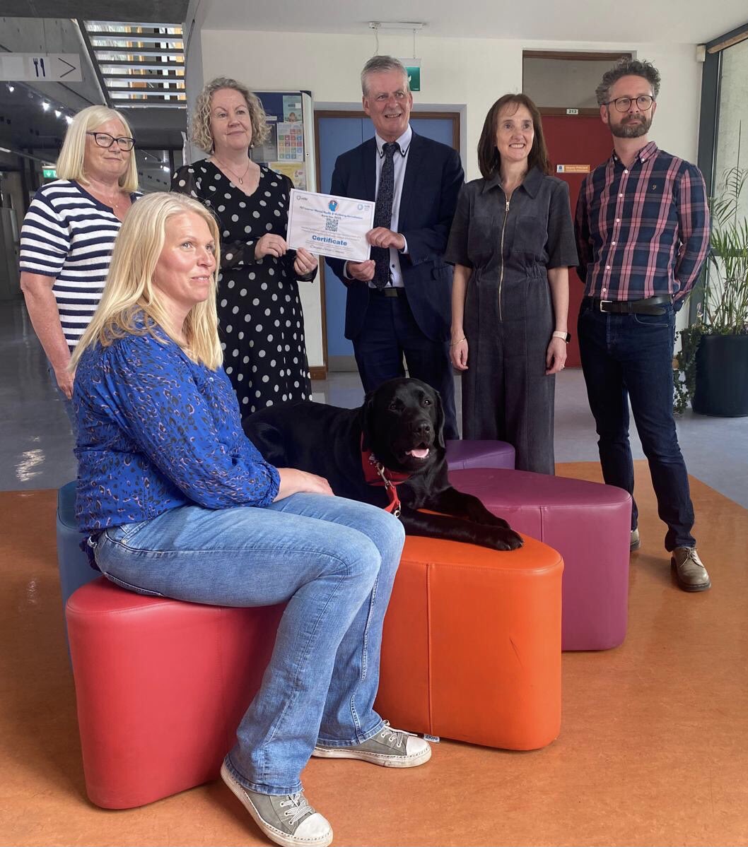 Cork College of FET - Douglas Street Campus (@douglasst_ccfet) on Twitter photo It was a case of all eyes on me 🐾 - Bali, during the presentation of the FET Learner Mental Health & Wellbeing Accreditation Awardee by CE Cork ETB Denis Leamy to Douglas Street Campus staff & Principal Paula Mc Carthy. <a href="/DenisLeamy/">Denis Leamy</a> <a href="/autismdogsirl/">Autism Assistance Dogs IRL 🇮🇪🐾</a> <a href="/CorkETB/">CorkETB🇮🇪🇪🇺</a> <a href="/ThisisFet/">thisisFET</a> <a href="/ETBIreland/">ETBI</a> It was a case of all eyes on me 🐾 - Bali, during the presentation of the FET Learner Mental Health & Wellbeing Accreditation Awardee by CE Cork ETB Denis Leamy to Douglas Street Campus staff & Principal Paula Mc Carthy. <a href="/DenisLeamy/">Denis Leamy</a> <a href="/autismdogsirl/">Autism Assistance Dogs IRL 🇮🇪🐾</a> <a href="/CorkETB/">CorkETB🇮🇪🇪🇺</a> <a href="/ThisisFet/">thisisFET</a> <a href="/ETBIreland/">ETBI</a>