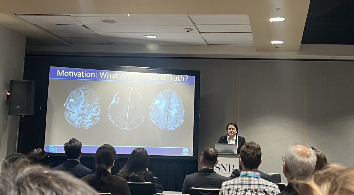maguy_farhat's tweet photo. Fantastic presentation on standardizing brain tumor segmentation: #BraTS 2025 Challenge by @MalekiNazanin @MariamAboian at #ASNR25!  
@TheASNR https://t.co/S21cy5F5Lc