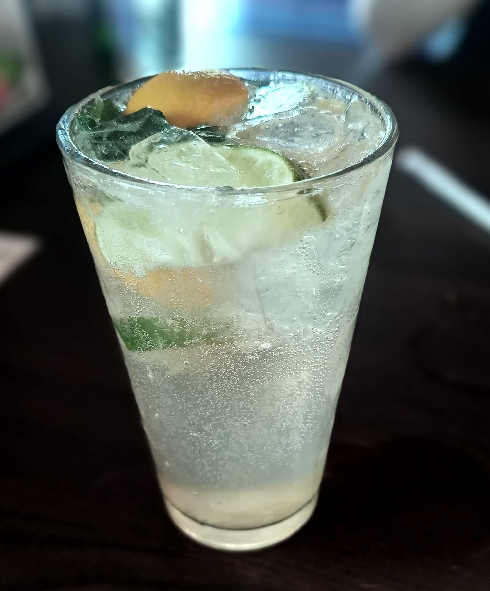 CornishRexMom's tweet photo. @GroovyBruce Having a Mojito and toasting Sam Axe. #mojito #samaxe #chuckfinley #burnnotice https://t.co/JxKTgVm5Nm
