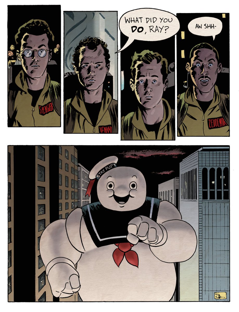 The choice has been made. The Traveler has come — in this Ghostbusters illustration by artist Evan Shaner! 👻