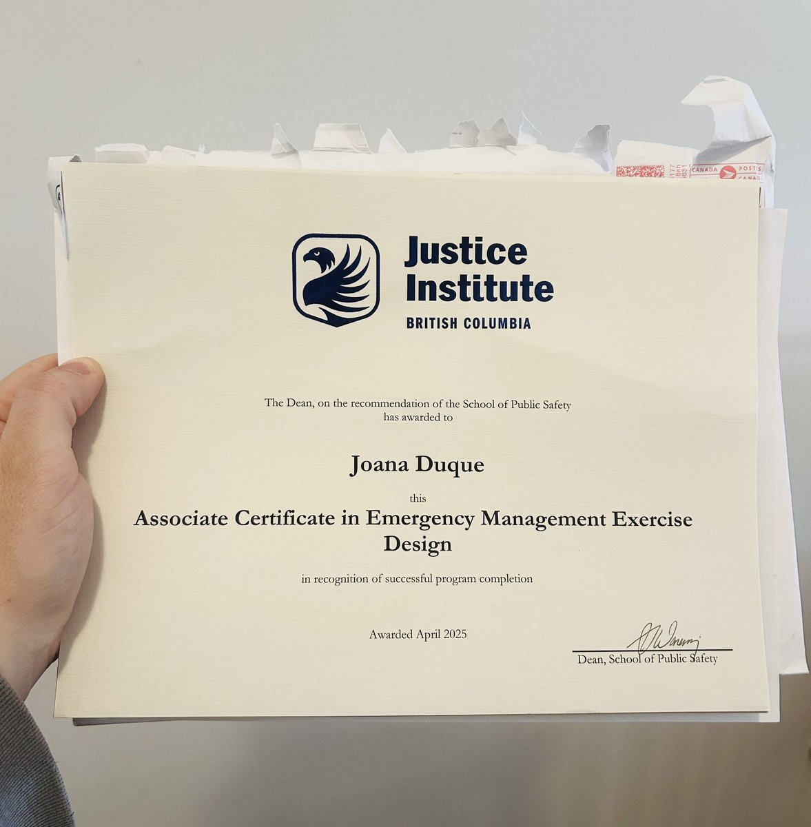 Joana Duque, BDEM tweet media