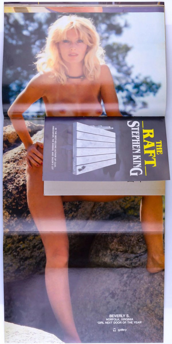 XXXMarketplace's tweet photo. *Rare* GALLERY November 1982 Vol. 10 No. 11 Vintage Softcore Adult Magazine - Includes Stephen King Short Story "The Raft", Trifold Poster, Michelle Wright. Find it here https://t.co/b5M7RWjeju #stephenking #theraft #vintageporn #ebony #pornmagazines #pornforsale #rareporn https://t.co/klXN7eJZzR