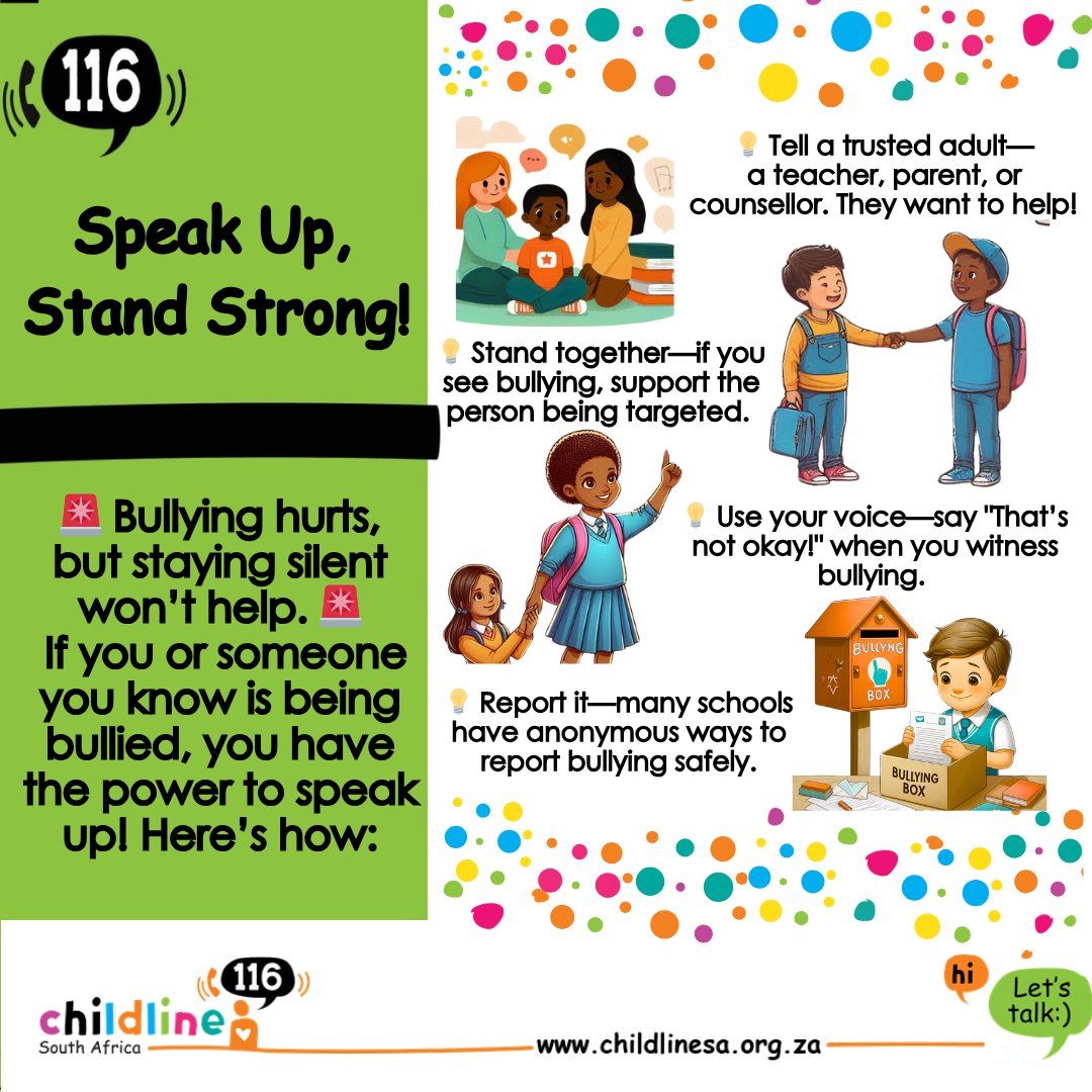 💙 You are not alone. You deserve respect. You have the right to feel safe. 💙
📢 Tag a friend who needs to hear this! Let’s make
kindness louder than bullying! #StopBullying

📞Call us 24X7 on 116 (free from all networks) OR chat to us on our website, Mon-Fri, 11am-1pm &amp; 2-6pm