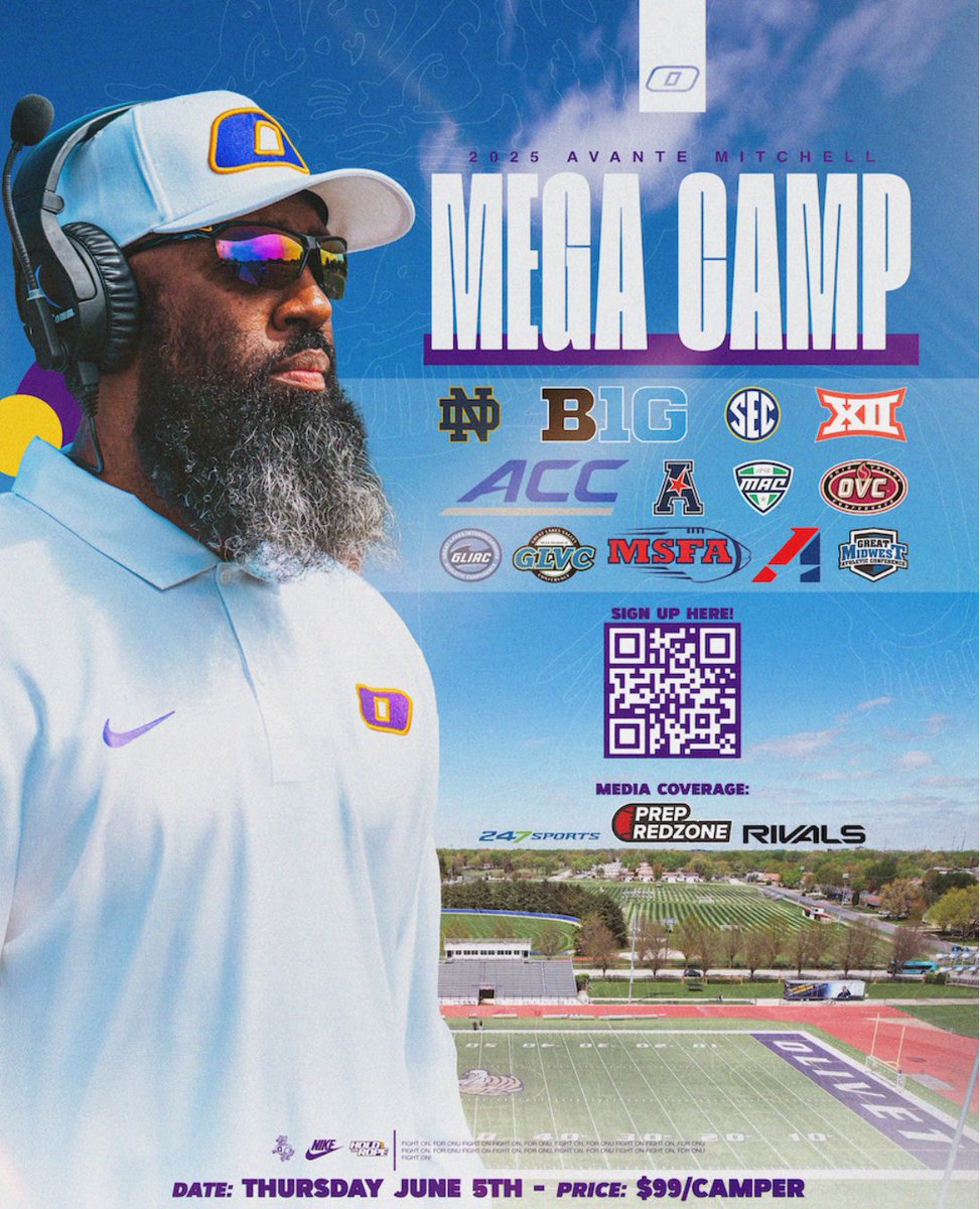 Thank you <a href="/coachamitchell1/">Avante Mitchell</a> for inviting me out to camp this summer!