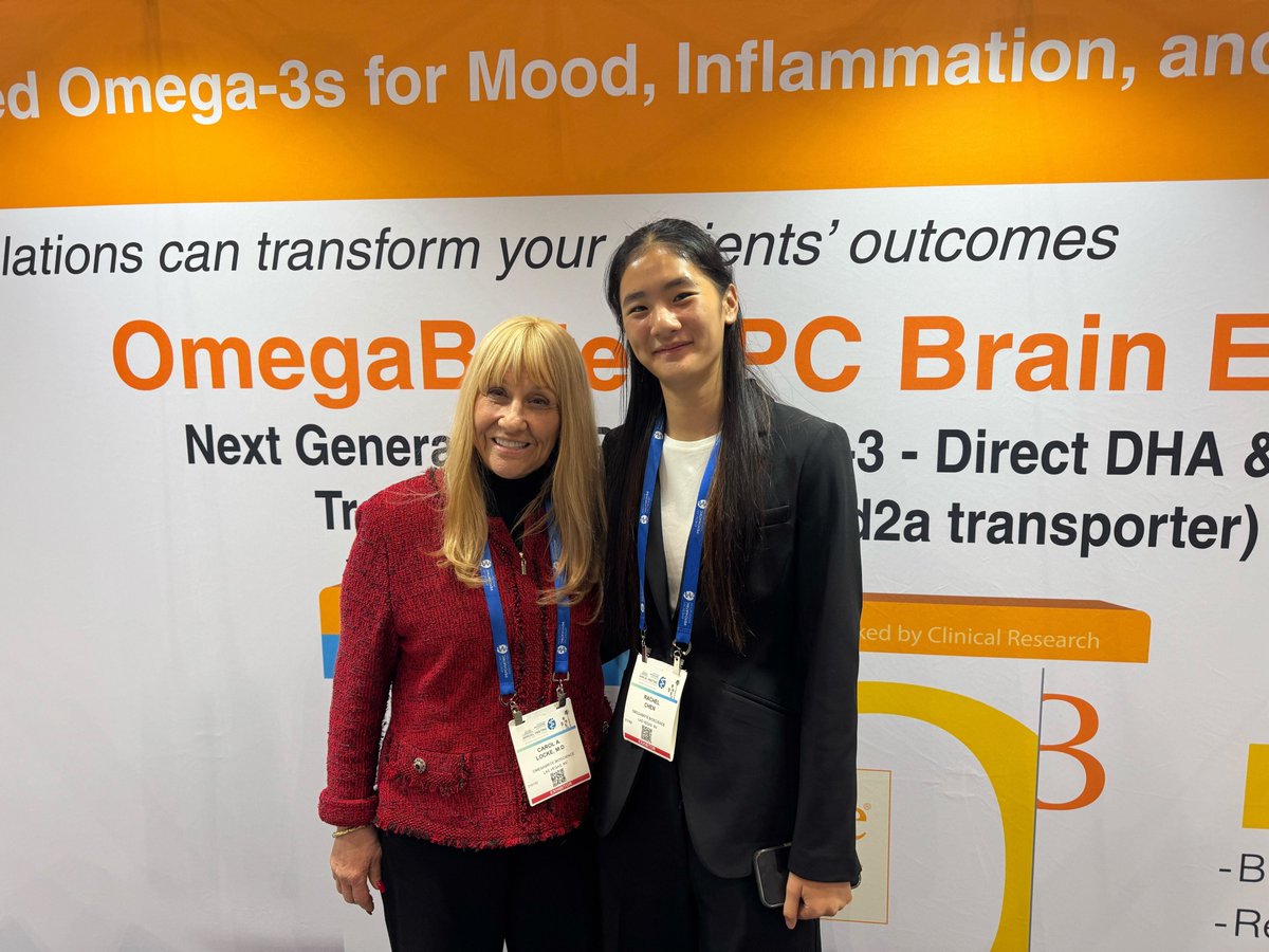 OmegaBrite's tweet image. Final day at the American Psychiatric Association 2025!
Dr. Carol Locke—Harvard-trained psychiatrist and founder of OmegaBrite—presented exciting research to leaders in mental health. Stay tuned for exciting conversations on new omega-3 brain science!

OmegaBrite 7010MD is our…