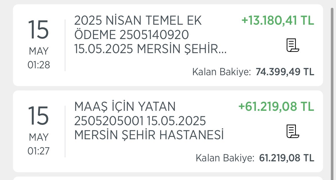 lou salôme (@drpinar17) on Twitter photo <a href="/tibbiyelisozluk/">Tıbbiyeli Sözlük</a> Bugün bir kuryenin tek kalemde 100.000 TL maaş aldığını öğrendim, banka hesabını gösterdi
benim derece yapmış bir Türk doktoru olarak aldığım maaş aşağıda
Acilen grev yapılmalı ve iş bırakılmalı👍🏻 <a href="/tibbiyelisozluk/">Tıbbiyeli Sözlük</a> Bugün bir kuryenin tek kalemde 100.000 TL maaş aldığını öğrendim, banka hesabını gösterdi
benim derece yapmış bir Türk doktoru olarak aldığım maaş aşağıda
Acilen grev yapılmalı ve iş bırakılmalı👍🏻