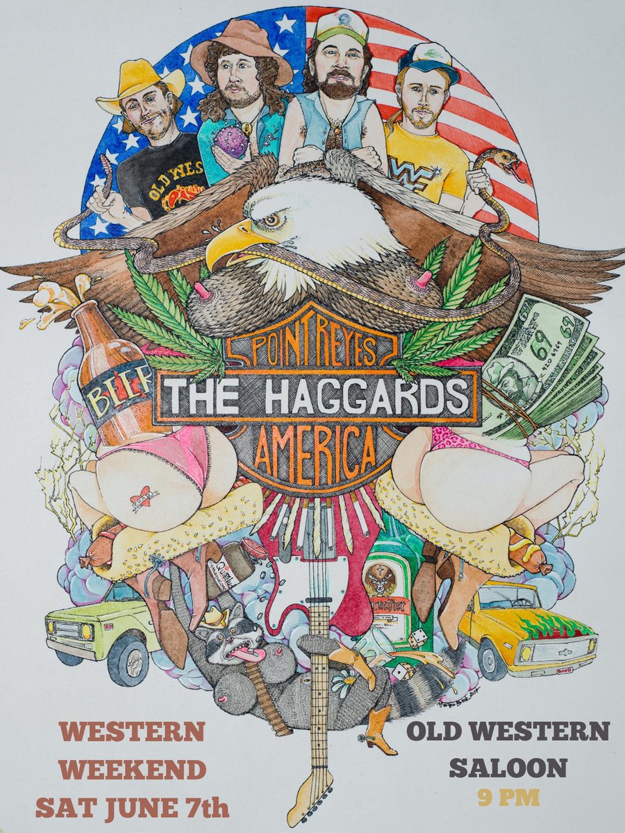 "Iconic..." "Irresistible..." "Jaw dropping action..." "Like clockwork..." "Best of the West..." Nobody said any of these things, but had to come up with a caption cause these guys need no introduction. 

See you at Western Weekend, Saturday June 7th at the Old Western!