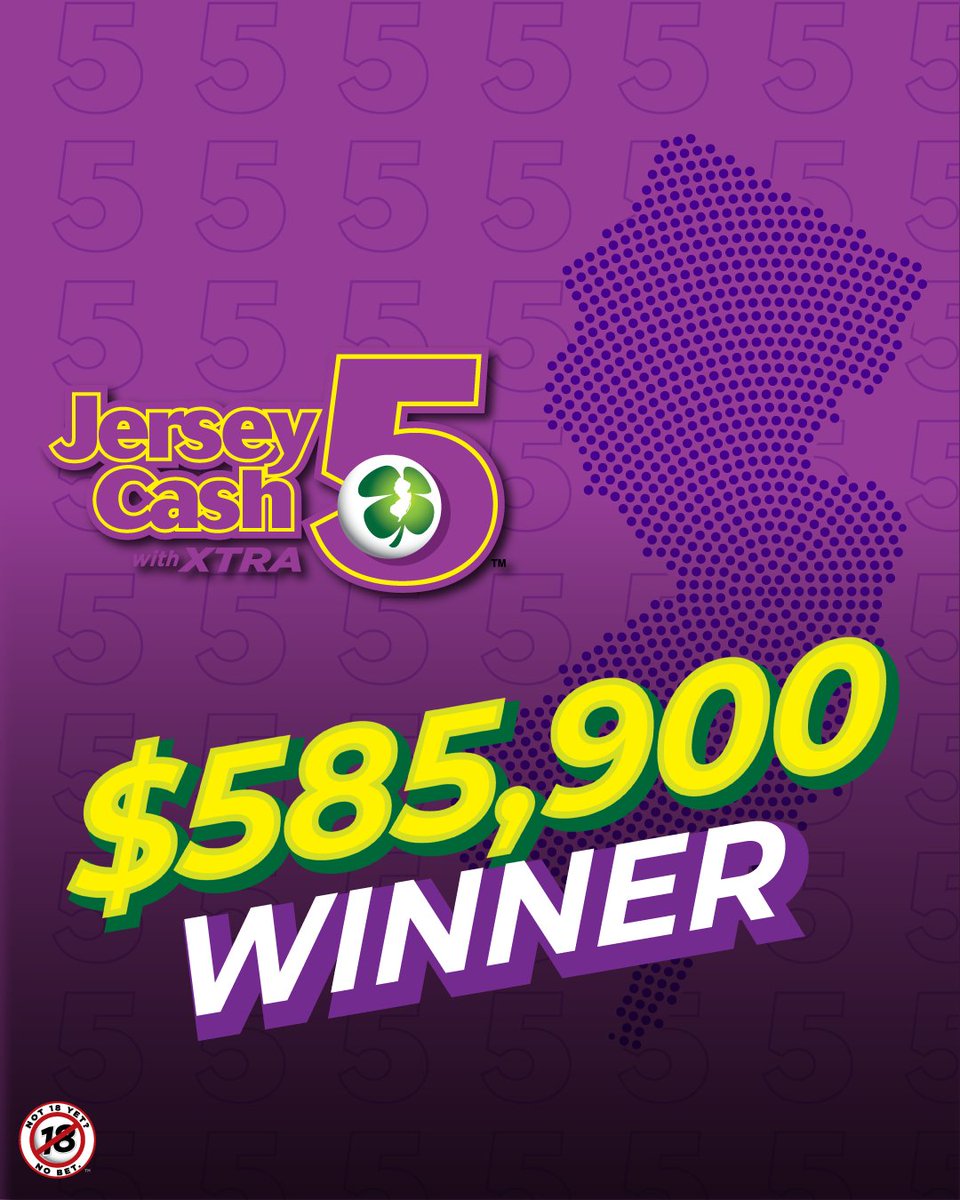 Morris County strikes gold! 🤑 A lucky player from Morris County won $585,900 from Sunday’s (5/18) #JerseyCash5 drawing using the Jackpocket app. 🤩 Congratulations to the winner on this life enhancing win! For Jersey Cash 5 game odds, visit NJLottery.com/JerseyCash5