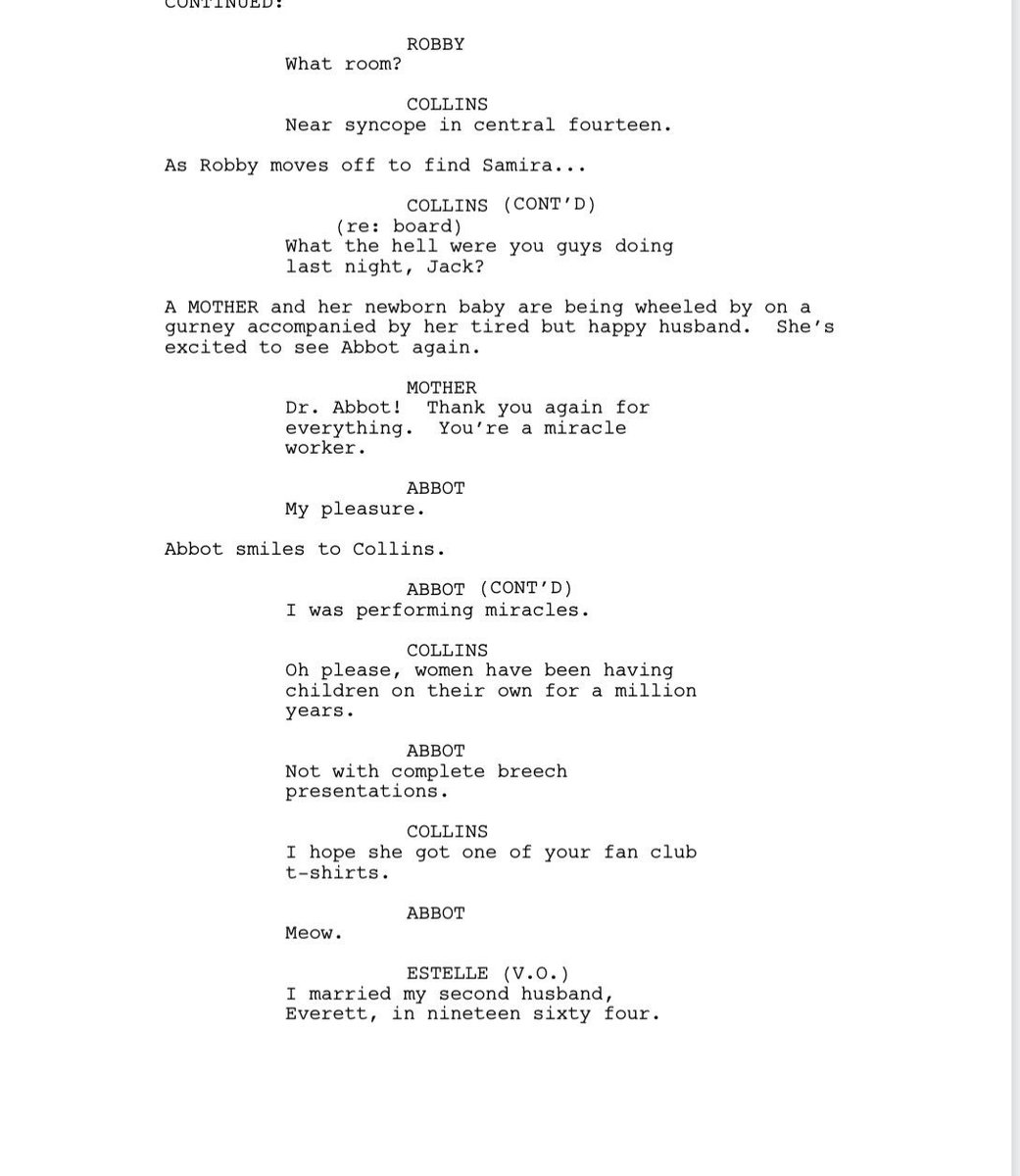 I can’t believe <a href="/ShawnHatosy/">Shawn Hatosy</a> meowing didn’t make the final cut in The Pitt. A disservice to society.