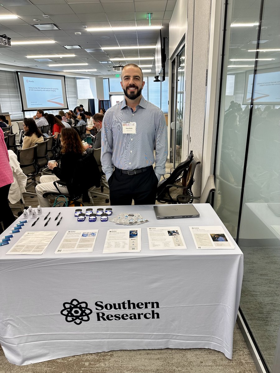 SoResearchNews's tweet image. Our team is constantly learning and growing — today, Amir Rafie represented us at the SOT Northern Cali event. Staying current with emerging science is vital to delivering impactful nonclinical safety solutions for new therapeutic modalities.