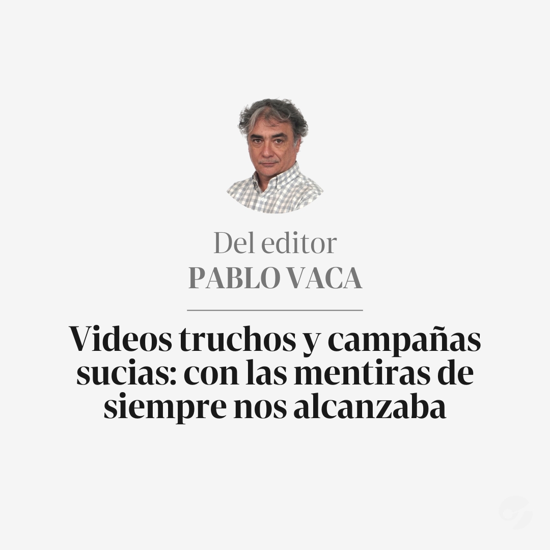 DEL EDITOR | No es novedoso que un político mienta o denuncie falsedades sobre otro. Pero el video trucho de Macri cruzó el límite: se le hizo decir a un político, con IA, una completa mentira con repercusión inmediata en una elección. El oficialismo lo celebró. Ojo con escupir