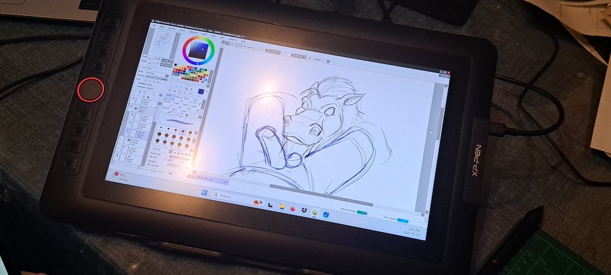 Because everyone seems to like him, @bioxz is currently working on a drawing of Stallion and HuskerFox. 

If people like this, he'll do some more of the two of them.

#Furry #furryart #furryadult #horse #fox #WordsWorth #Stallion #gay #horny #HuskerFox