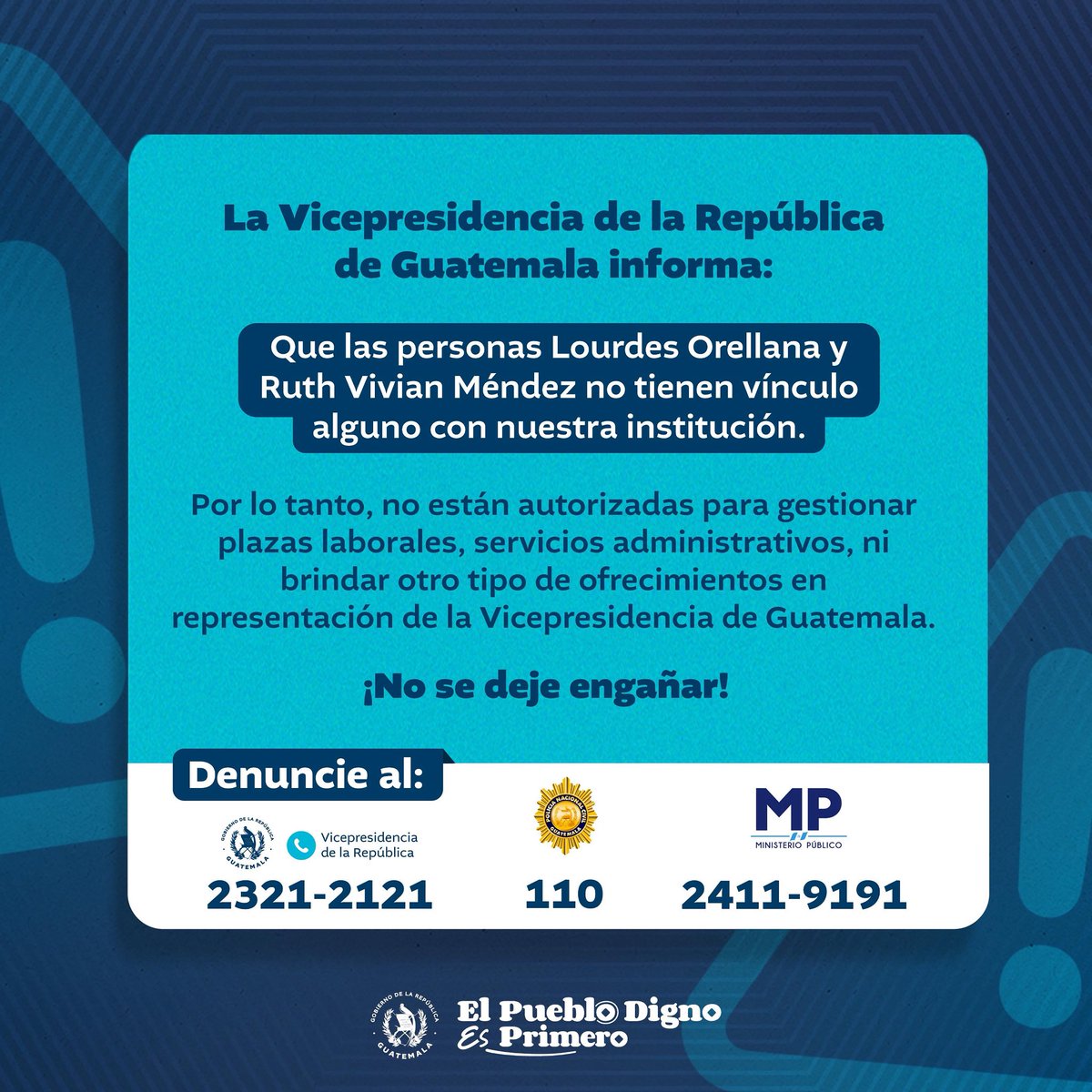 Aviso importante 🚨