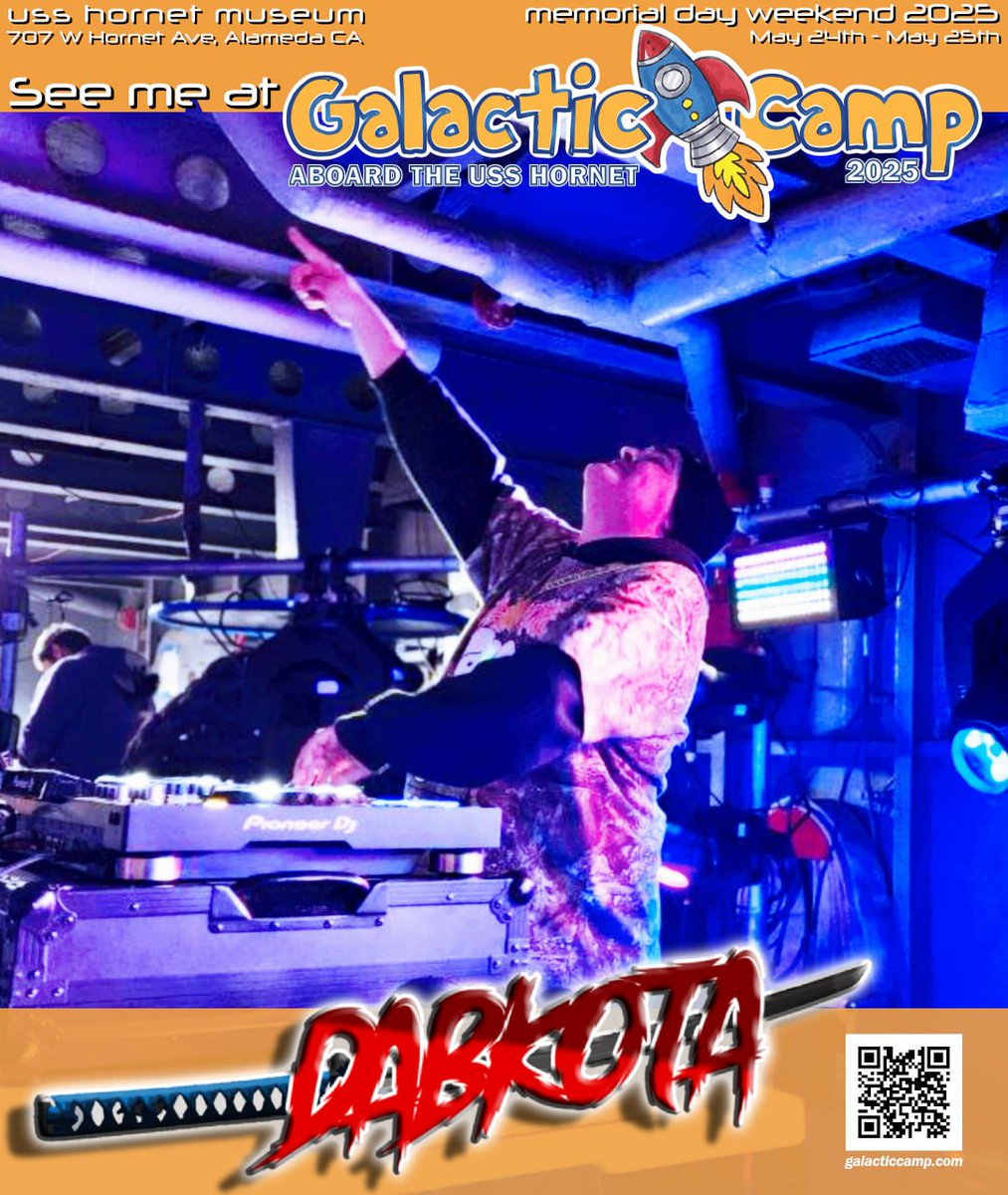 Catch me <a href="/galacticcamp/">Galactic Camp®</a> on the USS Hornet. Sunday 7pm pst!! 🚀🌌🌠