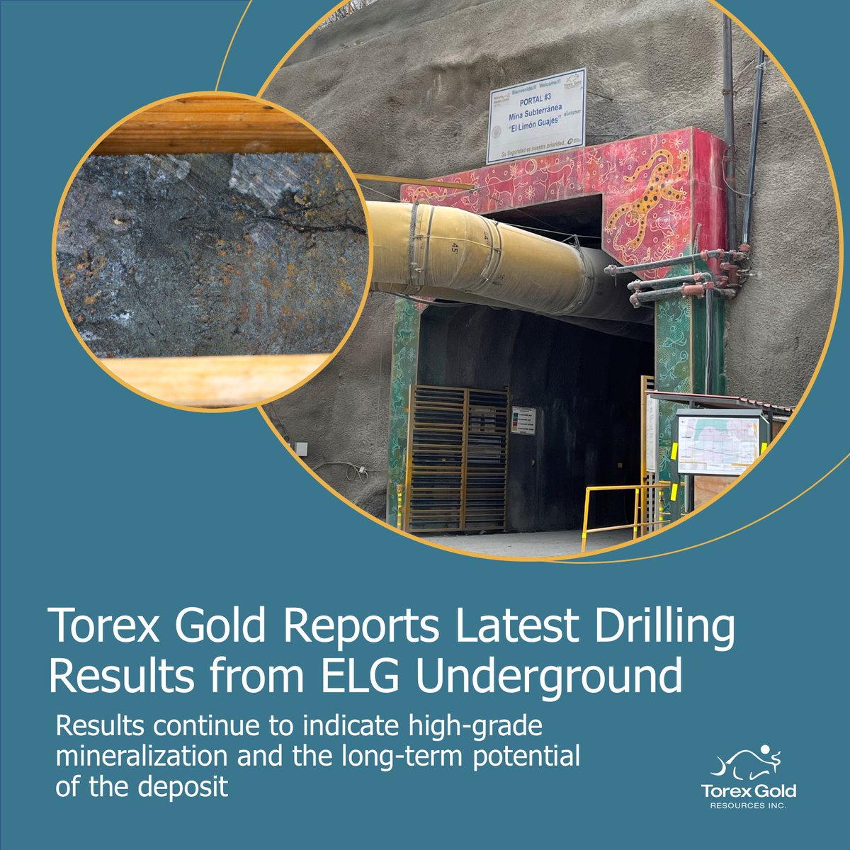 Torex is excited to release our latest drilling results from ELG Underground, a deposit that continues to impress. Read more about our results here: torexgold.com/news-and-media…