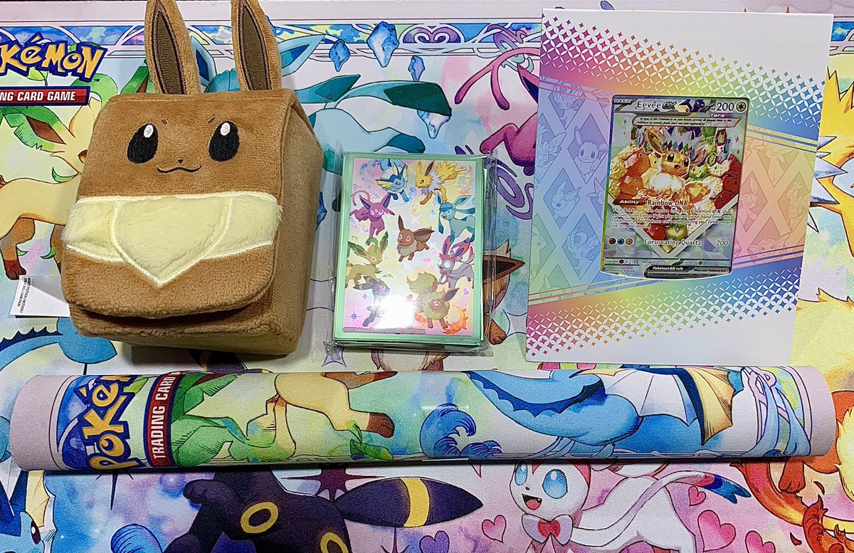 🚨 Giveaway 🚨

- Prismatic SPC playmat, deck box, sleeves and promo included!!

- Thank you all for the recent support! To new deals and new friends, cheers 🍻 

How To Enter:
✅Follow <a href="/SalientWolf/">Wolf TCG</a> &amp; <a href="/VantaSeries/">VantaSeries</a> 
❤️Like
🔁Repost
✏️Tag a PokéPal 😁

Winner drawn 5/23/25