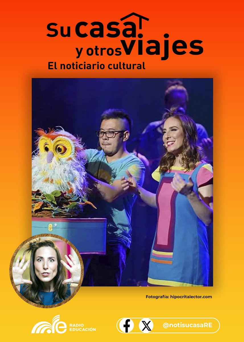 notisucasaRE's tweet photo. 🎶 Esta mañana en #SuCasaYOtrosViajes hablaremos del concierto CASA, donde Mariana Mallol transforma el teatro en un refugio cálido lleno de música, juegos y memoria compartida.

⏰️ 9 h
📻 1060 AM y 96.5 FM #CDMX https://t.co/3X2RGgYWyv
