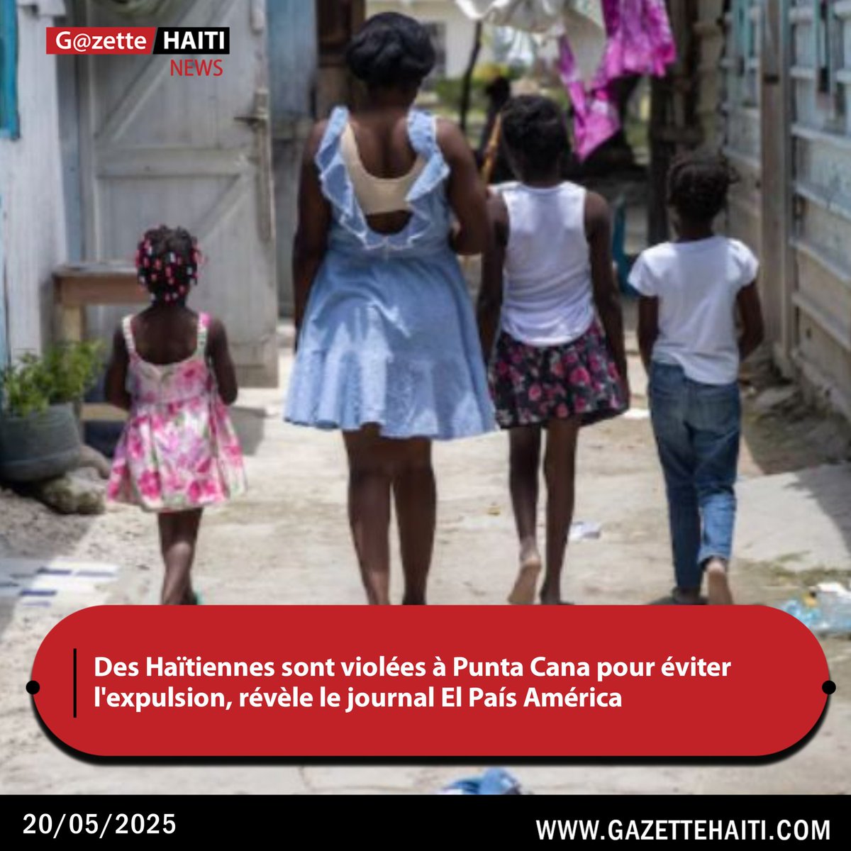 Des Haïtiennes sont violées à Punta Cana pour éviter l'expulsion, révèle le journal El País América
Cliquez sur ce lien pour lire cet article ⬇️
gazettehaiti.com/node/12231
