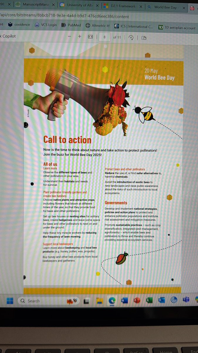 It’s world bee day. We can all play a part!