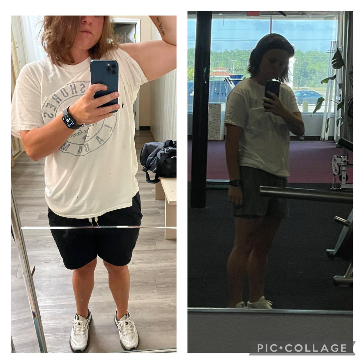 Bobbies1995's tweet photo. Start weight 200lbs. Cut weight 125lbs. 1 year of hard work. #gym #FitnessJourney #FitnessMotivation https://t.co/wHrOsgwMls