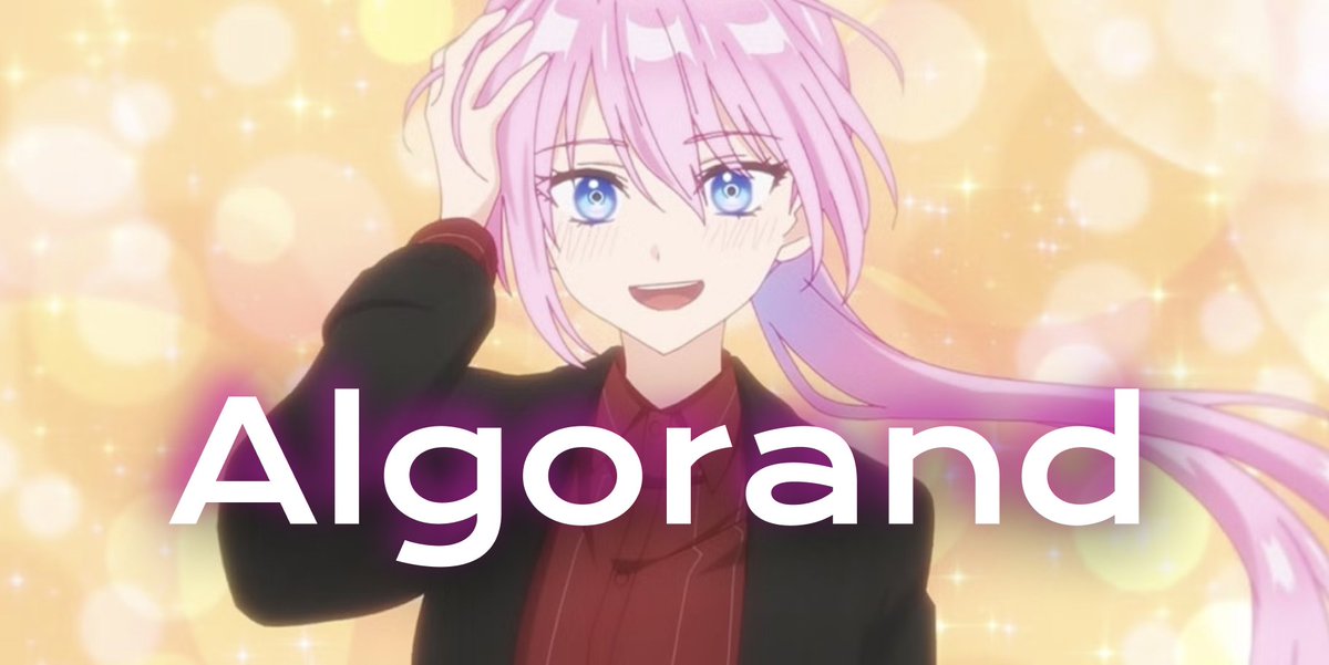 CometaHub's tweet image. The best blockchain for ANY use case?..
Anime on #Algorand soon ✅