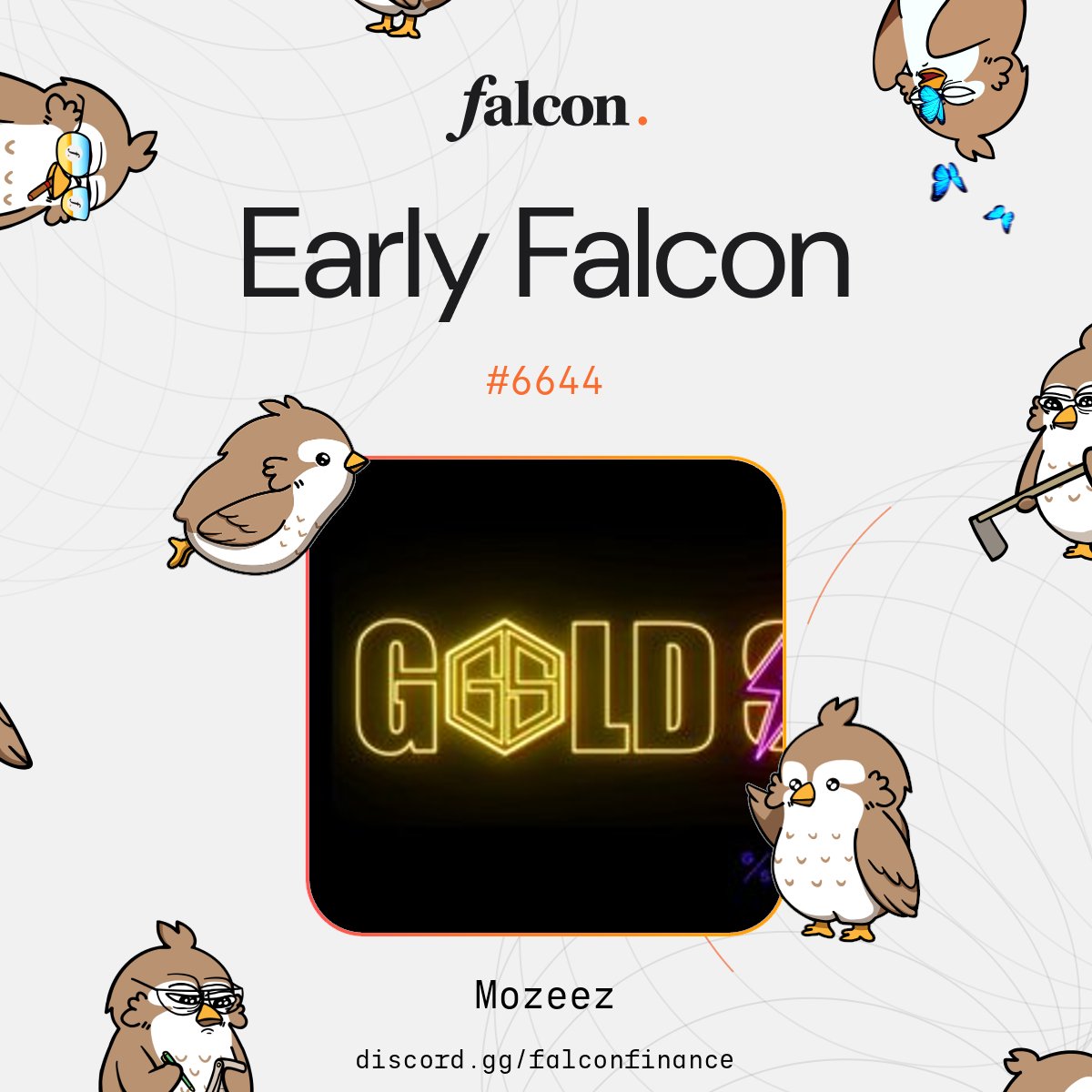 Officially a proud Early Falcon.

Yield enjoyer since day zero. 

Only with <a href="/falconfinance/"></a> 🦅⛽️
