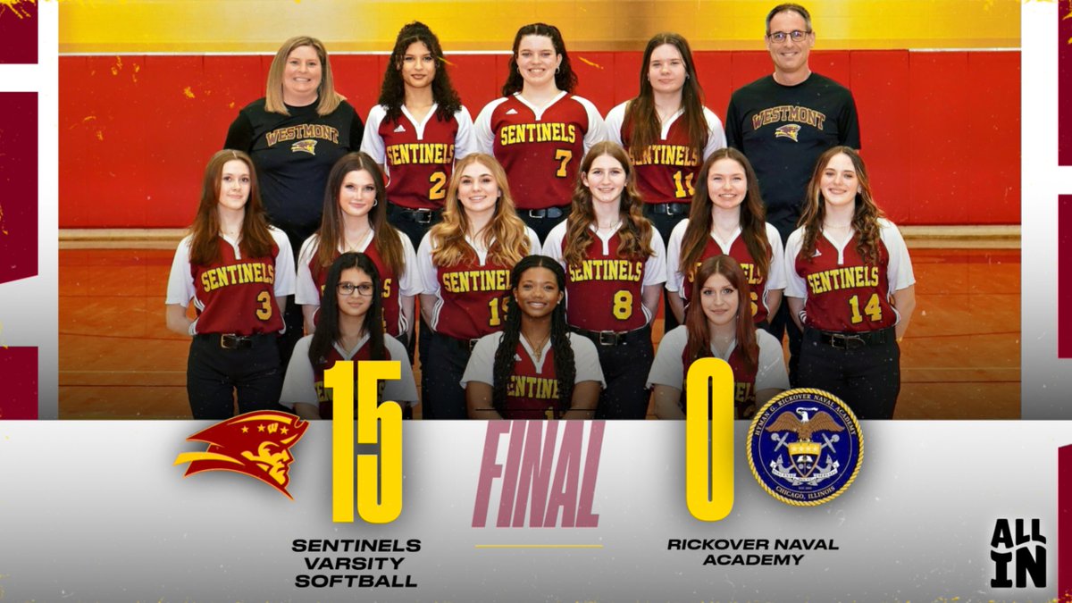 Softball defeats Rickover 15-0 to advance to Friday's IHSA Regional Championship!