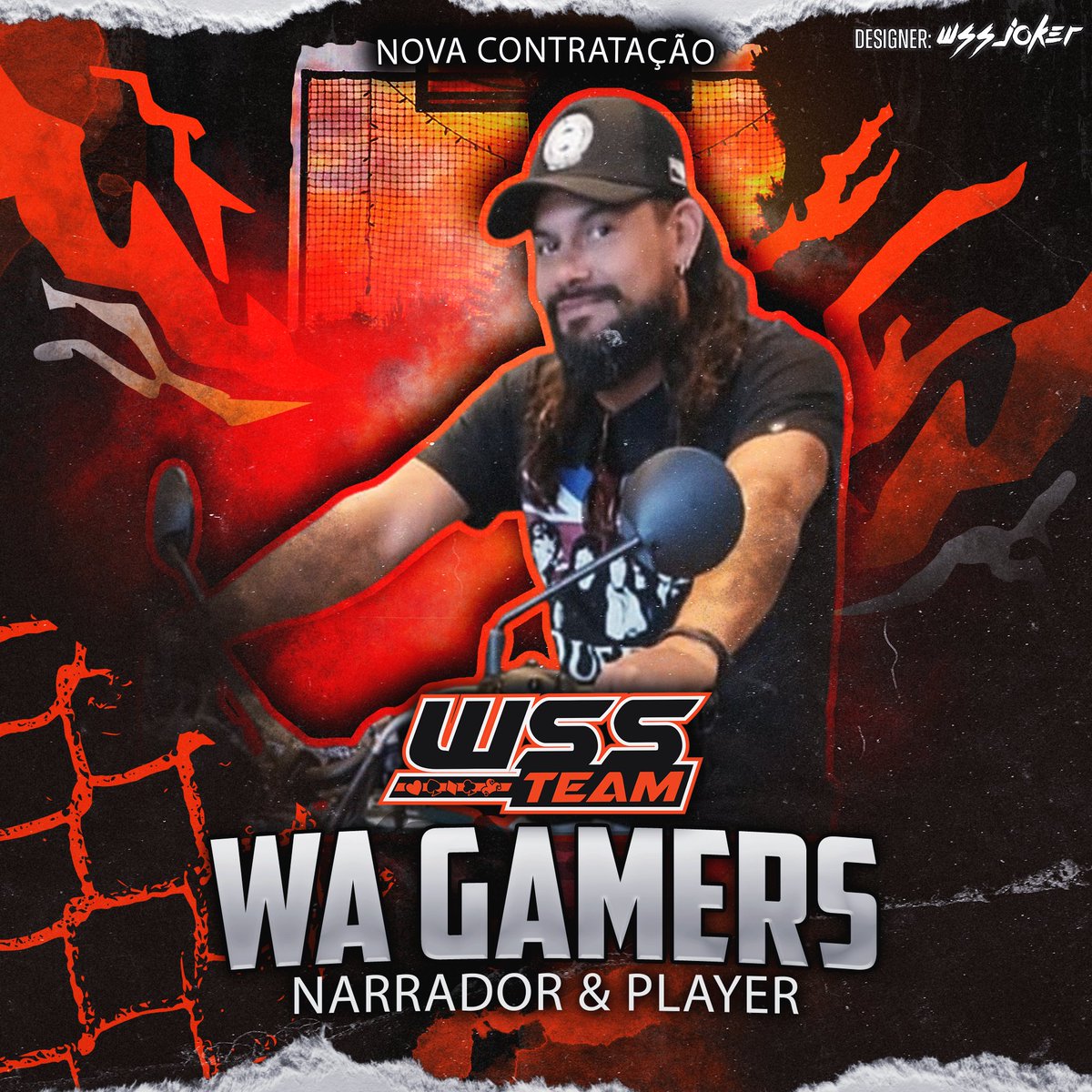 TeamwSSFGC's tweet photo. 🎙️🔥 A voz que faltava chegou!
@WAGAMERS86 agora é wSS!
Narrador carismático e player afiado em Fatal Fury: City of the Wolves, ele chega pra dar ritmo, emoção e pressão nas arenas! 🐺🎮
Bem-vindo à matilha!
#wSS #FatalFuryCOTW #FGC #WAGamers https://t.co/1PEyhHLjOp