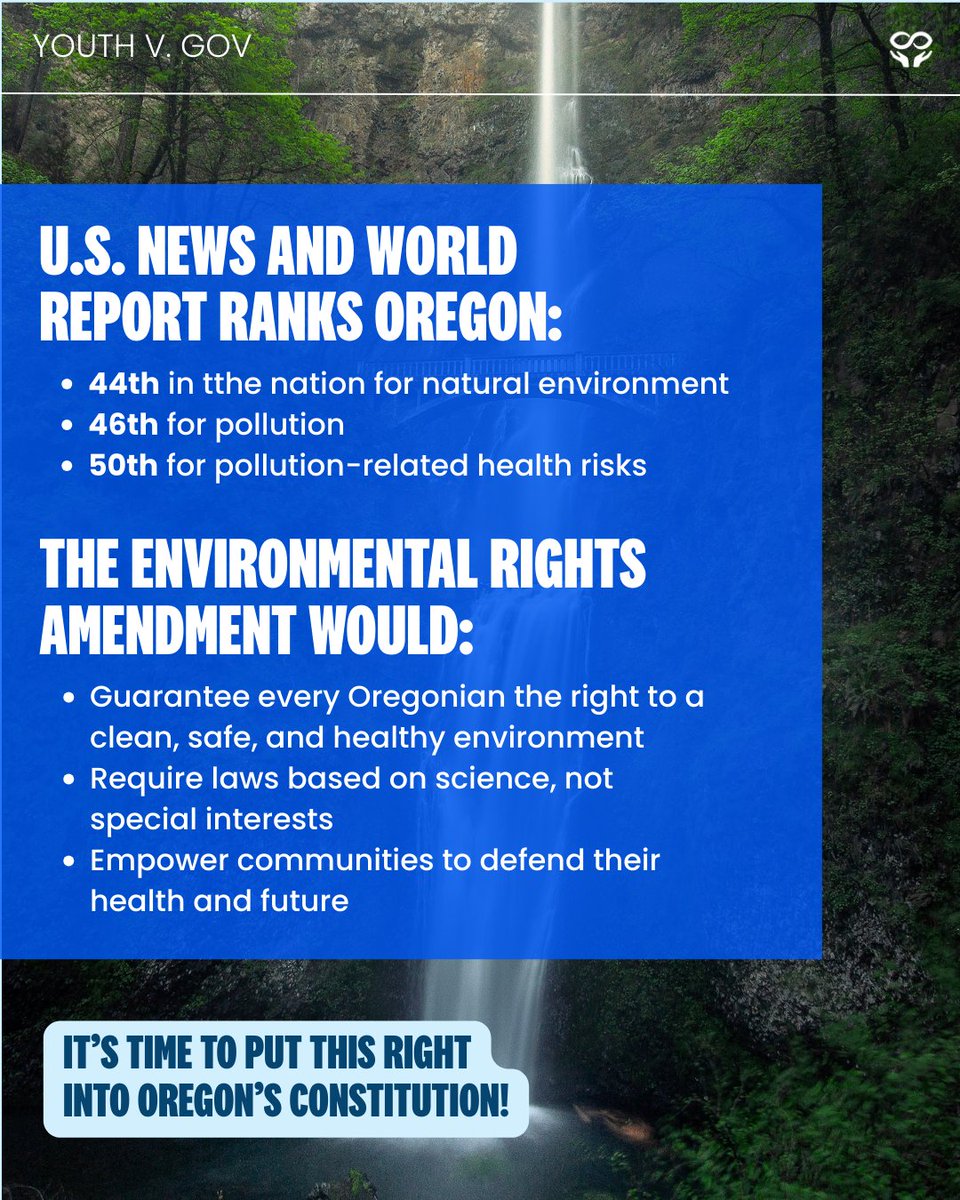 Oregonians: It’s time to claim your right and make history! Join  Oregon Coalition for an Environmental Rights Amendment for the official launch of the green amendment on 5/21/25 at Capitol Mall, Salem, OR, at 12:30 pm.