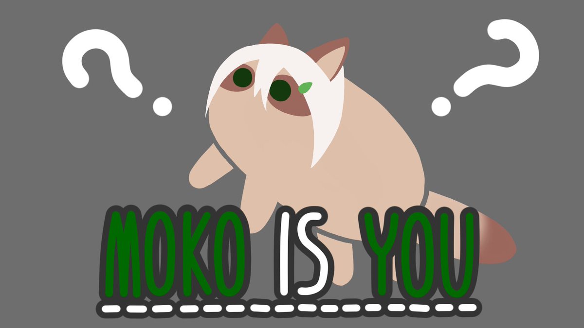 shippomokomo's tweet photo. 【お知らせ】
ノノしじみさん (@nono_shijimi) 制作の『BABA IS YOU』追加レベルMOD『MOKO IS YOU』がバージョンアップしました！

既存のレベルの修正の他、新規で30レベル追加されています！ぜひ遊んでみてね！
https://t.co/rEGVTw5bOl https://t.co/DTkHT8PygX