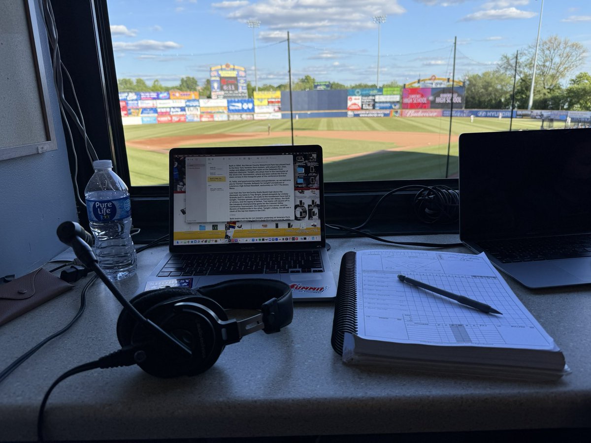Ready to go from The Waterfront! 

<a href="/Cardsbaseball20/">Lawrence High School Baseball</a> and <a href="/Rville_Baseball/">Riceville Baseball</a> square off in the inaugural Colonial Valley Conference baseball championship! 

Tune into 107.7 The Bronc Retro at 6:40 for pregame, download the WRRC2 app!