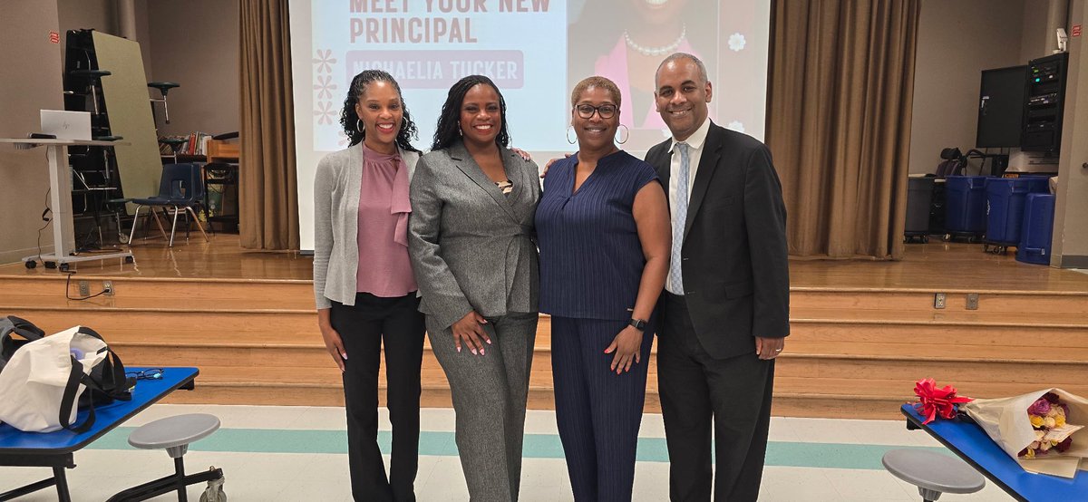 After 3 amazing years as my AP, <a href="/N_Tucker2022/">Nichaelia Tucker</a> is now the Principal of Valley West Elementary! I’m crying tears of joy! Welcome to the club, my new PrinciPAL. So proud of you! I feel like a Principal Pops! Go be great and get this work! #Leadership #ProudMoment