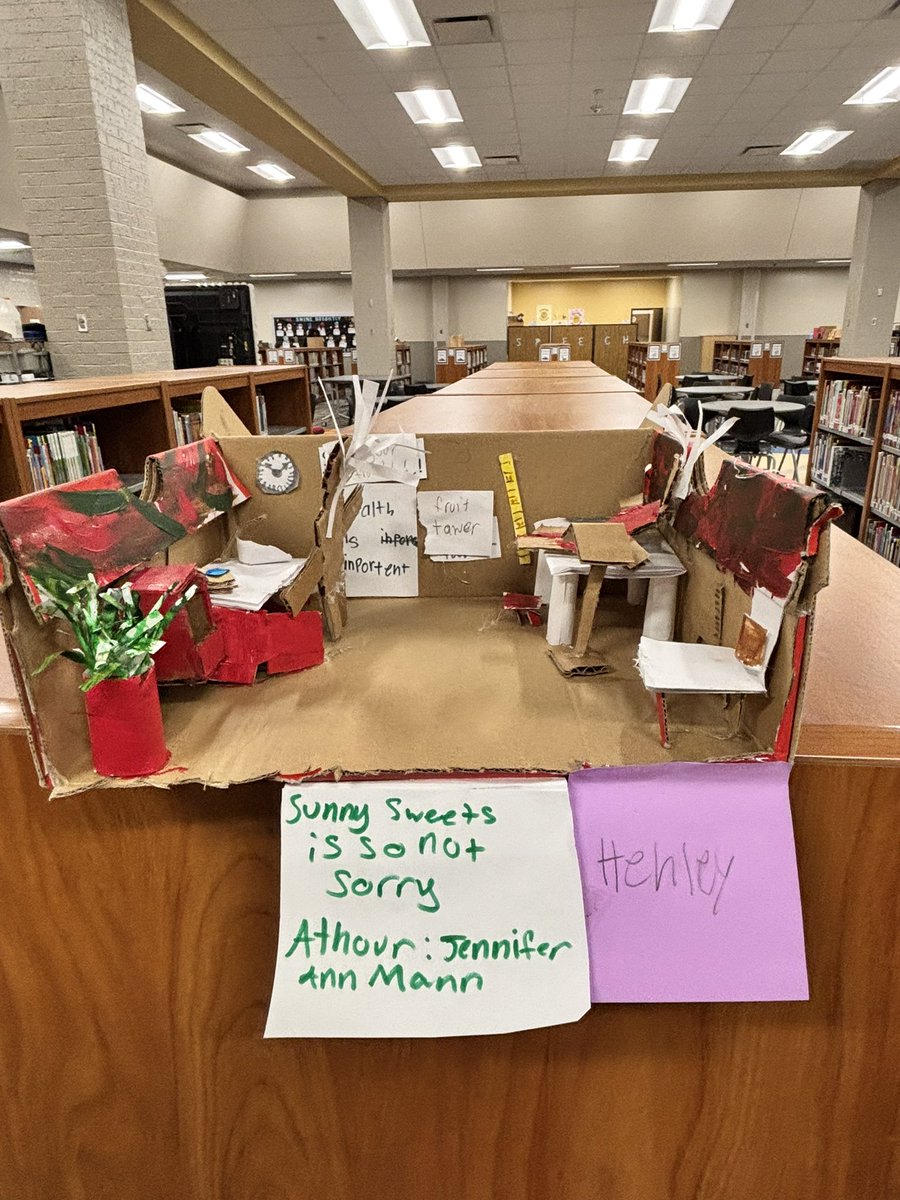 Eisha Roberson (@msrobersonreads) on Twitter photo May is for projects, and this one was a hit! Our 5th graders read novels, then created dioramas that represented a scene from their books. <a href="/CyFairISD/">Cypress-Fairbanks ISD</a> <a href="/MooreCFISD/">MooreCFISD</a> #PathtoAmazing May is for projects, and this one was a hit! Our 5th graders read novels, then created dioramas that represented a scene from their books. <a href="/CyFairISD/">Cypress-Fairbanks ISD</a> <a href="/MooreCFISD/">MooreCFISD</a> #PathtoAmazing