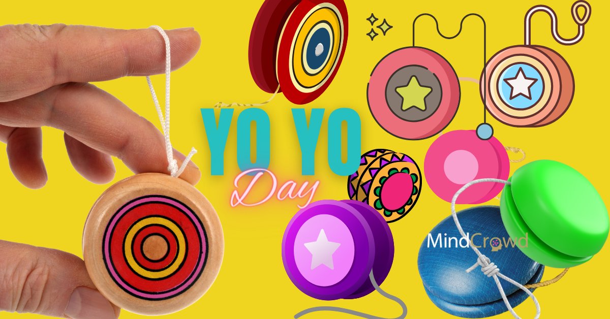 TGenMINDCROWD's tweet image. 🪀 It’s #YoYoDay! But don’t let the fun fool you—yo-yoing is secretly great for your brain🧠✨

🎯 Builds hand-eye coordination
💪 Strengthens fingers
🌀 Boosts spatial awareness
🧘‍♀️ Sharpens focus
Play, spin, concentrate.
#MindCrowd #Neuroplasticity #CognitiveFitness #FridayFun