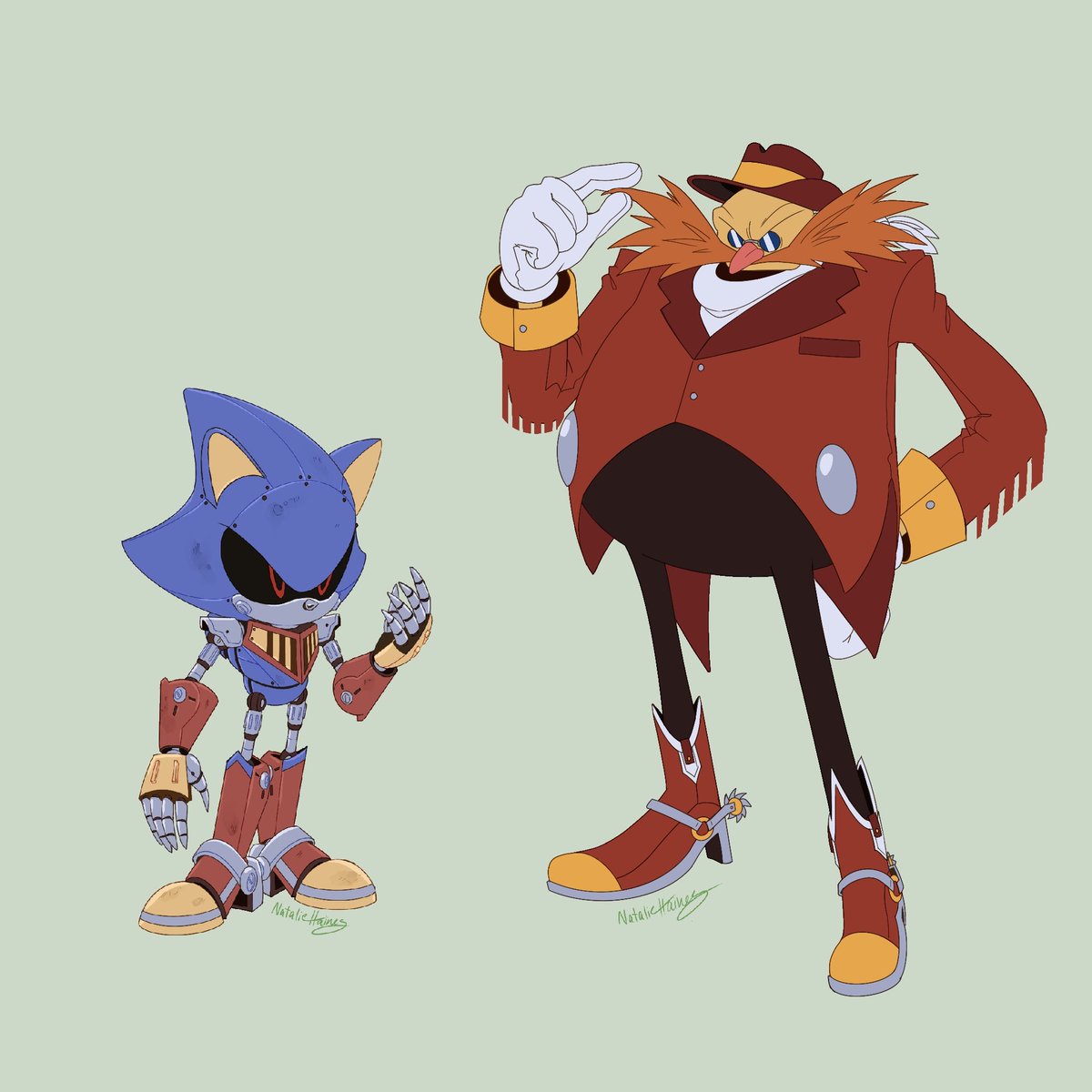 Thread for my cowboy/western au because now Sonic has an actual cowboy design, so it's time to flesh out my fellas